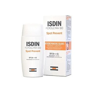 Protetor Solar Isdin Fotoultra 100 Spot Prevent SPF50+ 50 ML