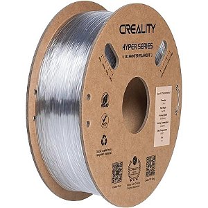 Filamento Hyper PC para Impressora 3D Creality 1,75mm 1kg Transparente