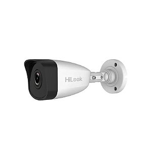 Marca de câmera de vigilância IPC-B121H objetiva tipo bala com lente de 2,8 mm e resolução 1080P para uso externo nas cores branco e preto