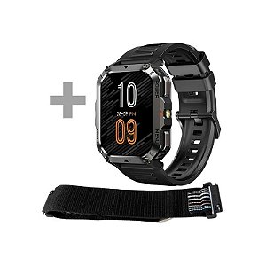 Relógio Blackview W70 Pro com Bluetooth - Preto + Pulseira