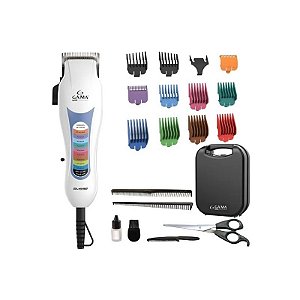 Cortador de Cabelo Gama GM596 Magnético 110V - Branco