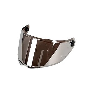 Viseira para Capacete MT Helmets Max Vision Pinlock Insert Ready MT-V-28B - Prateado Espelhado