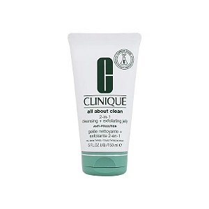 Limpador e Esfoliante Clinique All About Clean 2-em-1 Antipoluição - 150ml