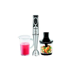 Mixer Mondial Power M-07 Premium - 500W - 1 Velocidade + Turbo - 220V - 50/60Hz - Preto e Prata