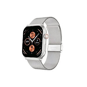 Relógio Inteligente FTX FTXF25-SVSM - Bluetooth - Metal Prata