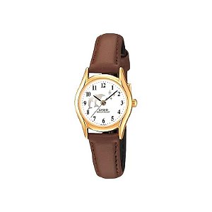 Relógio Casio LTP-1094Q-7B9RDF Analógico - Branco/Dourado/Marrom