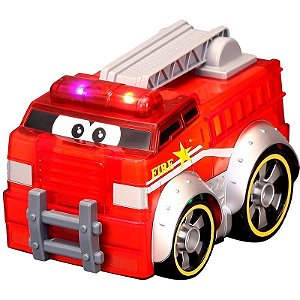 Carro Bombeiro Push&Glow BBJunior - 16-89006