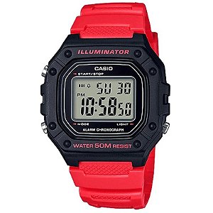 Relógio Masculino Casio Digital W-218H-4BVDF