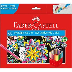 Lápis de Cor Super Soft Faber Castell - 120160G (60 Cores)
