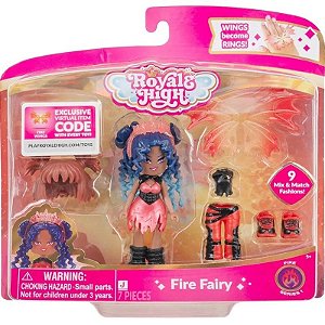 Boneca Royale Hight Fire Fairy Jazwares - RYH0005 (7 Peças)
