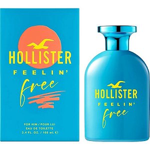 Perfume Hollister Feelin' Free For Him EDT 100ml - Masculino