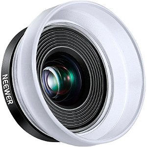 Lente Macro para Celular Neewer HD 10X com Rosca de 17mm - LS-28 Pro