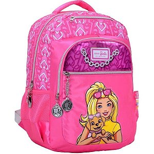 Mochila Infantil Barbie Rosa Mattel - 71639