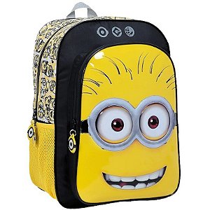 Mochila Escolar Minions 77956 (Amarelo)
