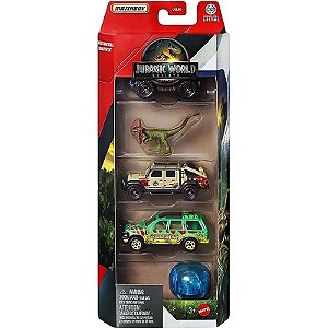 Matchbox Mattel Aventureiros de Jurassic World Rebirth - JGL27 (5 unidades)
