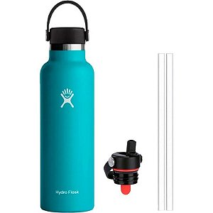 Garrafa Térmica Hydro Flask S24SX454 709mL + Tampa SFS001 - Laguna