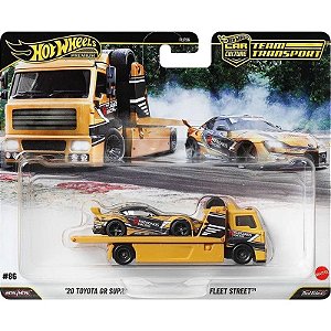 Carro 20 Toyota Gr Supra Fleet Street Hot Wheels Premium Mattel - FLF56/JHX87