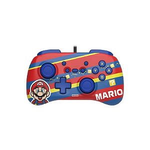 Controle Hori HoriPad Mini Super Mario com Fio para Nintendo Switch Vermelho (NSW-366U)