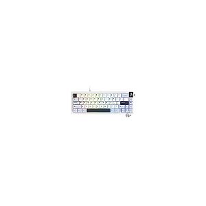 Teclado Gamer Mecânico Ajazz AK650 Nacodexx Mini USB / RGB / Sea Salt / Inglês - Branco / Azul (986468)