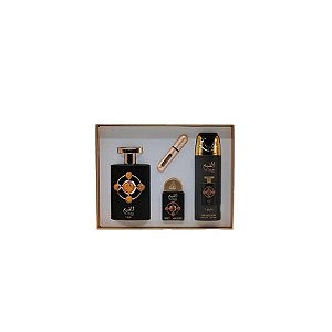 Kit Lattafa Pride Al Qiam Gold Eau de Parfum 100ml 3 Peças