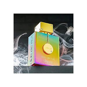 A marca e o perfume mantêm-se em inglês, mas o tipo e os detalhes são traduzidos: Perfume Armaf Club de Nuit Untold Eau de Parfum 105 ML