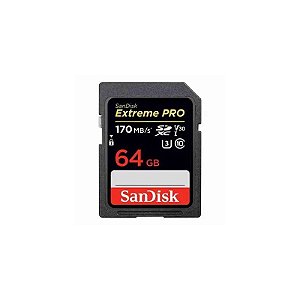 Cartão Micro SD 64GB Sandisk Extreme SDXC 170/90