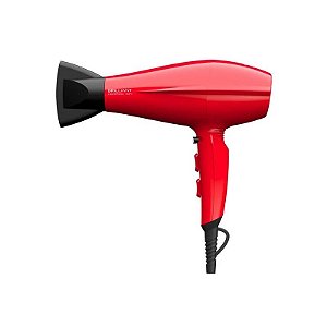 Secador de Cabelo Gama Brilliant Cerâmica Íon 1900W 110V - Vermelho
