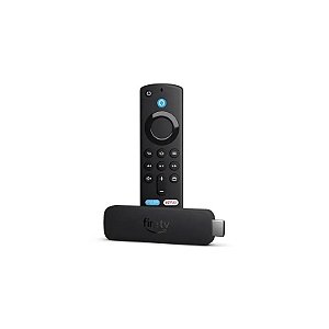 Adaptador Multimídia Amazon Fire Stick - 4K - Wi-Fi/Bluetooth - Preto