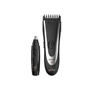 Cortador de Cabelo Gama Kit GC542 220V + Depilador Nasal GNT512 - Preto