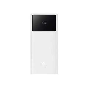 Carregador Portátil Baseus Star Lord Display Digital 30 W 10.000 Mah - Branco/Preto (P10022907213)