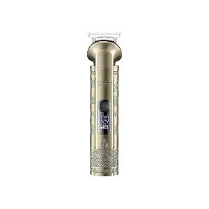 Máquina de Cortar Cabelo Recarregável VGR V-110 - Dourado