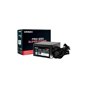 Fonte 550W Satellite PRO-550 Bivolt - Preto