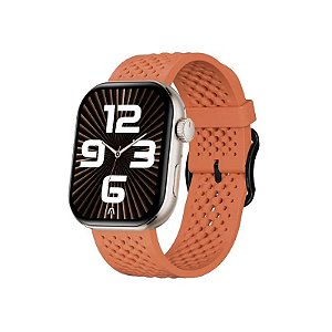 Relógio Smart FTX FTXF39P-Rgor 42mm - Dourado/Laranja