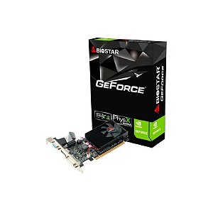 Placa de vídeo Biostar VN2103NHG6-TB1RL-BS2 VGA G210 1GB DDR3 DVI/VGA GeForce