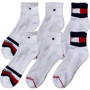 Meias Tommy Hilfiger TVM211QT06 002 Masculina (6 Pares)