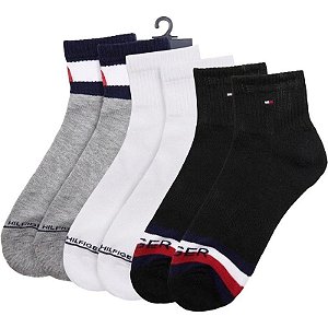 Tommy Hilfiger Meias Soquete TVW211NS05 004 - Feminina (6 Pares)