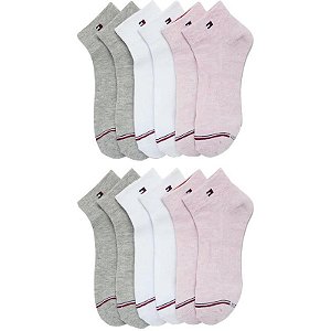 Meias Sopka Tommy Hilfiger TVW211NS05 005 - Feminina (6 Pares)