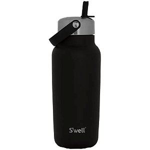 Garrafa Térmica S'well Explorer Fliw Straw 940mL - Pedra Ônix