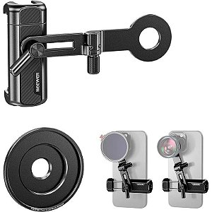 Abraçadeira Universal para Lente de Câmera de Smartphone Neewer PA047 - Preta