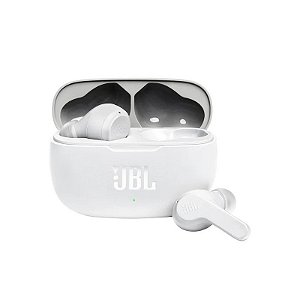Fone de ouvido JBL Wave 200TWS BT / Microfone / Branco