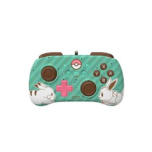 Controle Hori HoriPad Mini Pikachu e Eevee com Fio para Nintendo Switch - (NSW-279U)