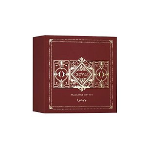 Kit Perfume Lattafa Badee Al Oud Sublime - Água de Perfume - Unissex - 3 Em 1 - 100ML + 12ML + 50ML