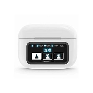 Fone de Ouvido Devia TWS Pro 2 com Tela - Branco