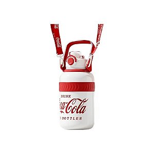 Garrafa Térmica Nonoo Coca Cola NS1250R1 com Tampa - Branco/Vermelho 1,25 L
