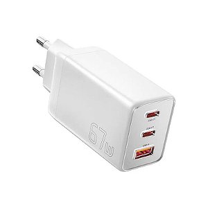 Fonte de Alimentação Essager ECT67W-LJB02-Z USB/USB-C 67W - Branca