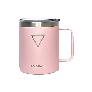 Caneca Hydrate Café Rosado Pastel 355mL