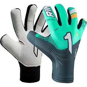 Luva de Goleiro Kids Rinat Nkam As Inf - Verde água/Oxford