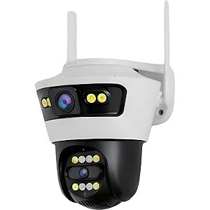 Câmera de Segurança Satellite A-CAM8011D 6MP Wi-Fi - Branca