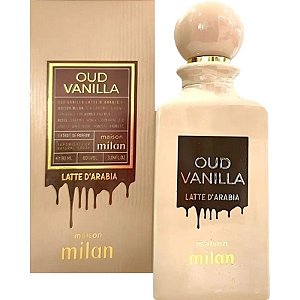 Perfume Maison Milán Oud Vanilla Latte D'arabia EDP 90mL - Unissex