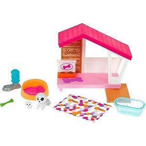 Conjunto de Casa de Cachorro Barbie Mattel - GRG78